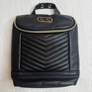 Itzy Ritzy Quilted Black Backpack